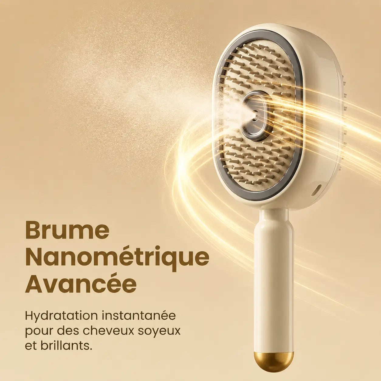 Bruméo — Brosse Anti-Frisottis à Brume